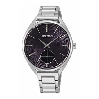 SEIKO SK037 精工錶 6G28-00Y0D(SRKZ51P1) 優雅女仕簡約小秒針腕錶 /深紫 35mm