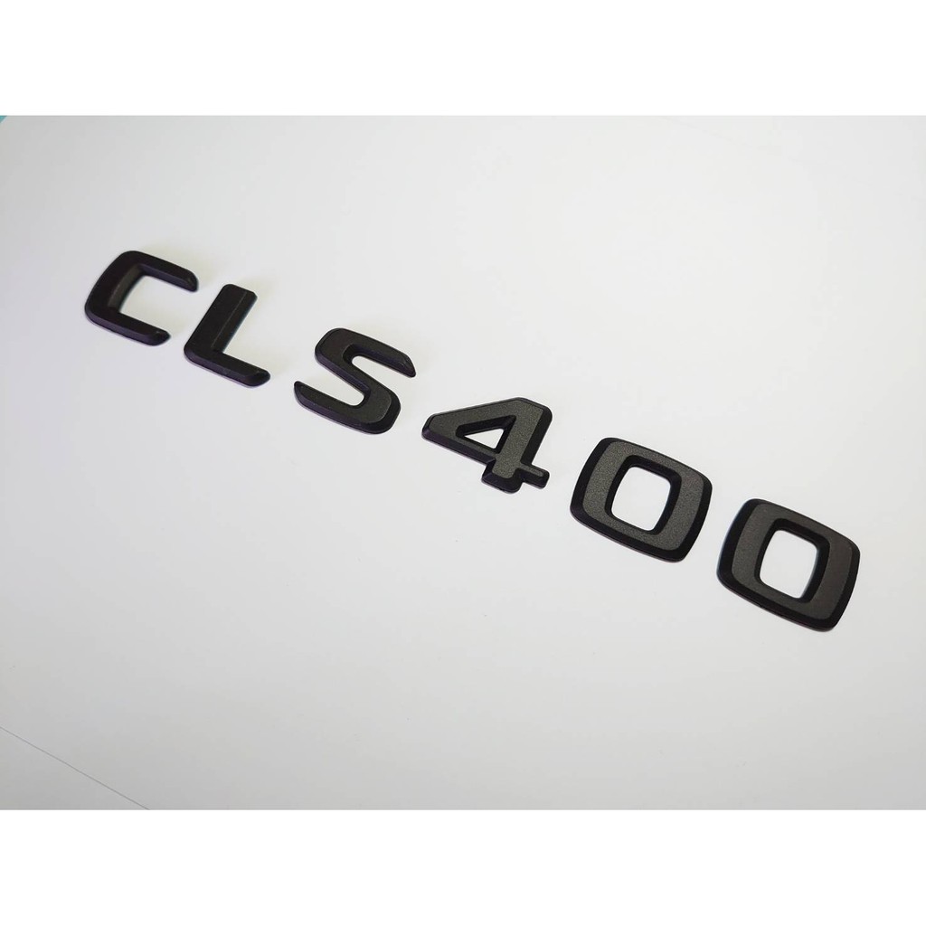 圓夢工廠 BENZ 賓士 CLS C257 2018~on CLS400 尾門 消光黑 字貼字標標誌 同原廠款
