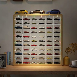 【現貨】全新 1:64 模型車收納 有拉門 可掛牆 tomica 多美卡 展示盒 收納盒 收納箱 展示