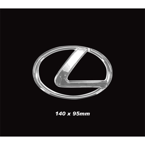 ~圓夢工廠~ Lexus LX470 水箱罩鍍鉻標誌 字標 字貼  同原廠尺寸 140*95mm