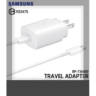 【神腦貨 盒裝】SAMSUNG 三星 原廠 25W快充旅充組 EP-TA800 Type C 旅充頭+傳輸線 快充組