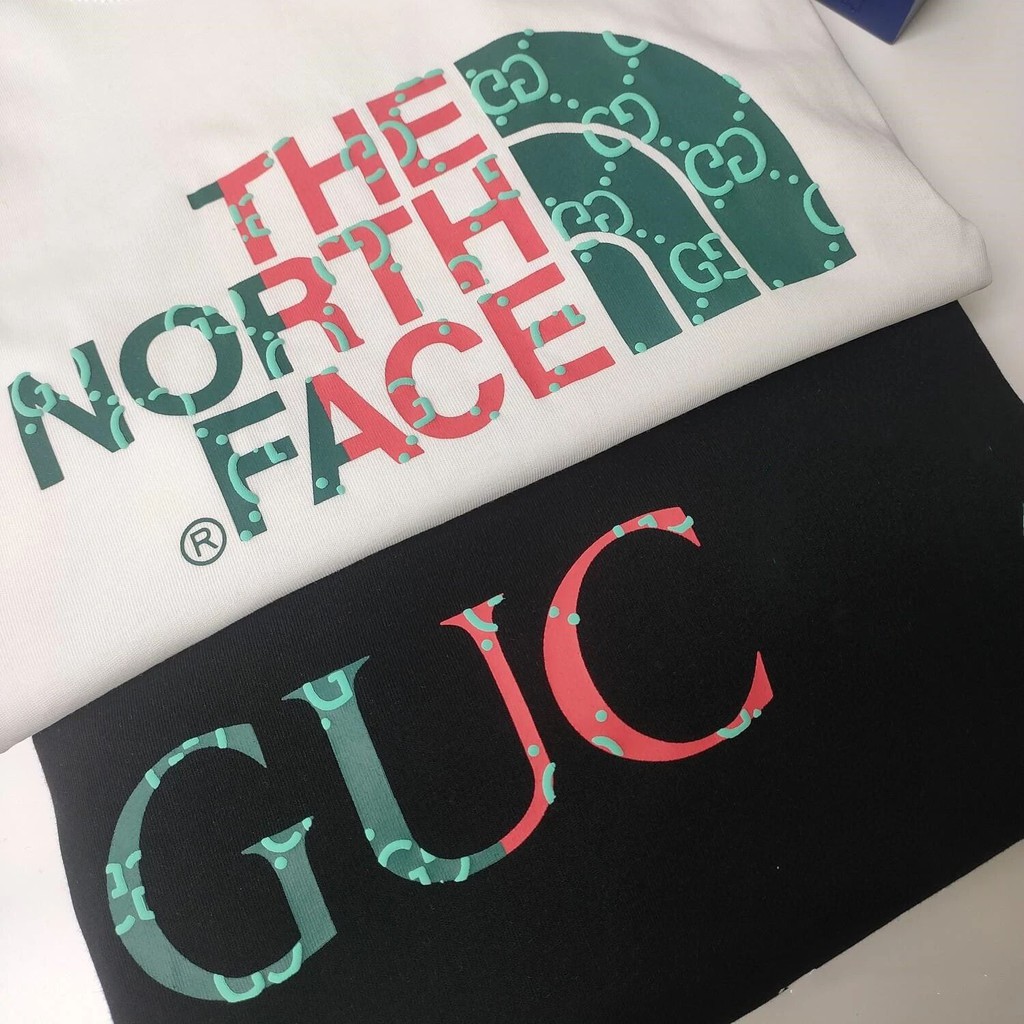 The North Face TNF 北臉短袖胸前大Logo印花T恤北面聯名款短T 情侶上衣 