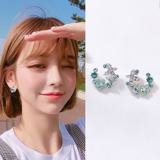 Little Dimples小酒窩-彩鑽花圈耳環(A款)