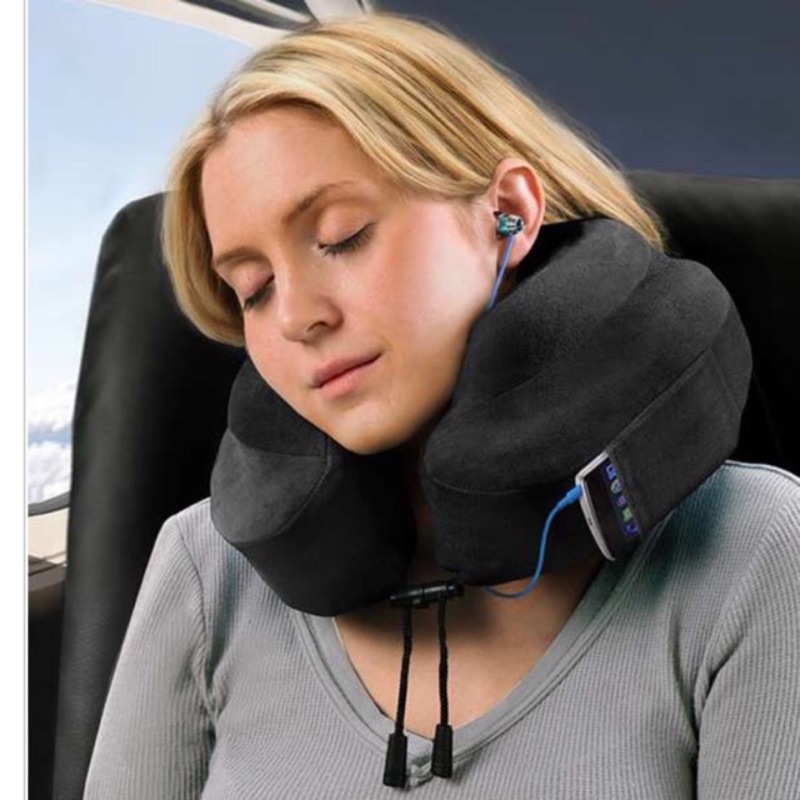 美國品牌Cabeau 專業頸枕 出遊必備 含耳塞 收納袋 壓扣