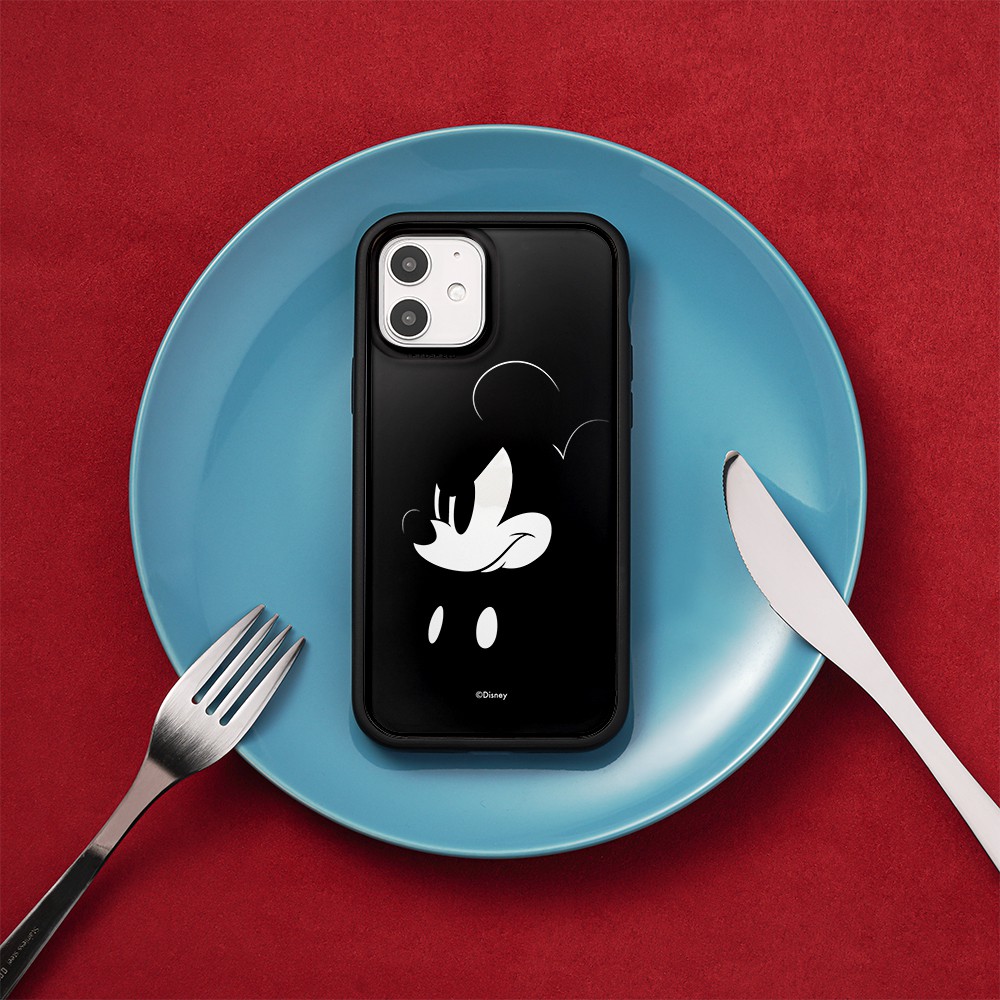 犀牛盾 適用於iPhone Mod NX邊框背蓋手機殼∣迪士尼-米奇系列/米奇黑設計