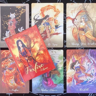 「寶時玄境」火狐神諭卡 贈中文翻譯 Foxfire The Kitsune Oracle 英文訂制牌卡 桌遊