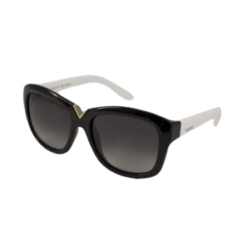 Valentino 黑框白架墨鏡 太陽眼鏡