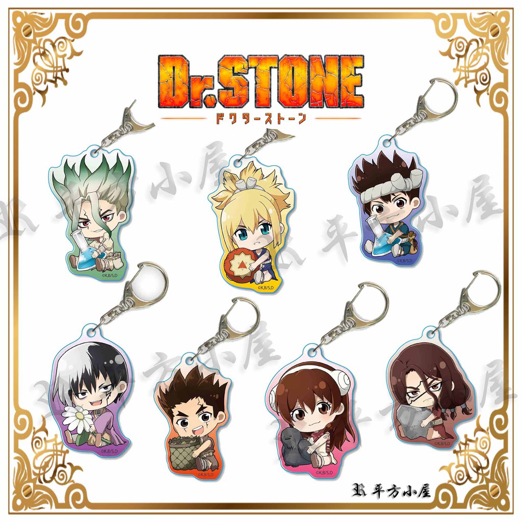 Dr Stone 新石紀鑰匙圈吊飾石神千空琥珀鉻淺霧幻大木大樹小川杠獅子王司動漫周邊精品 蝦皮購物
