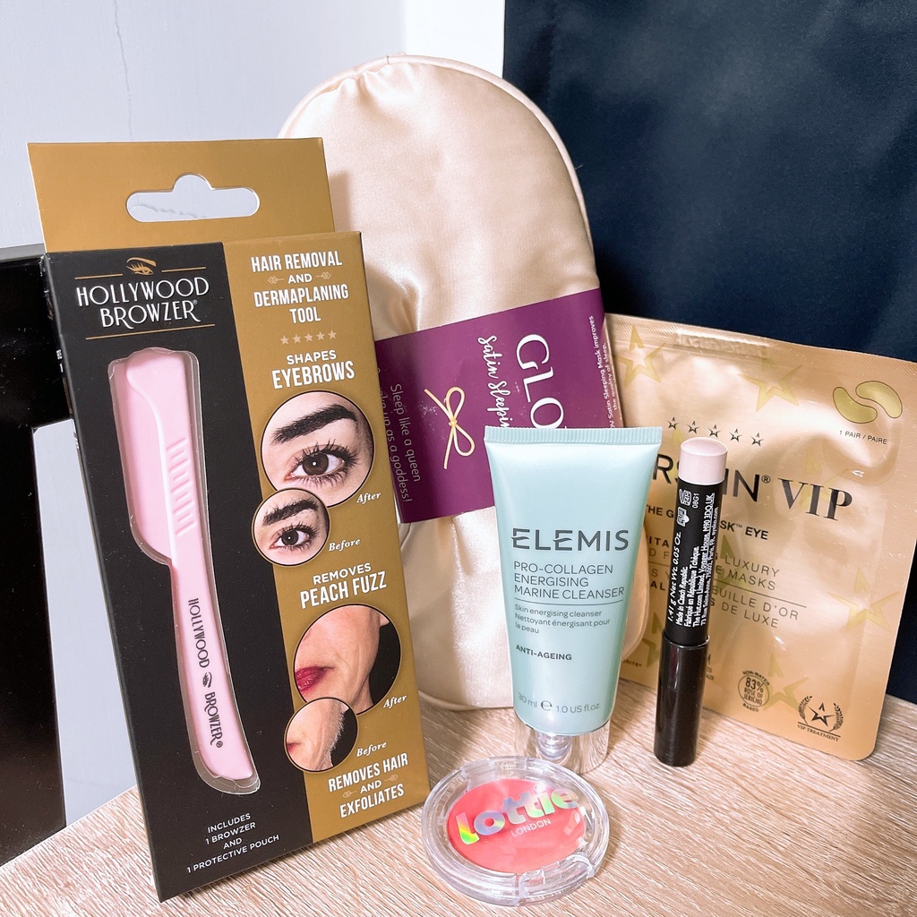 lookfantastic beauty box美妝禮盒 Glov眼罩/ELEMIS海洋膠原海洋洗面乳/Eyeko打亮筆