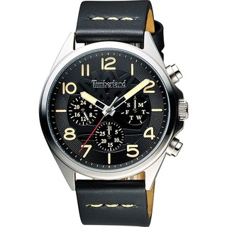 【聊聊私訊甜甜價】Timberland Bartlett 城市日曆腕錶-黑/44mm/TBL.14400JS/02