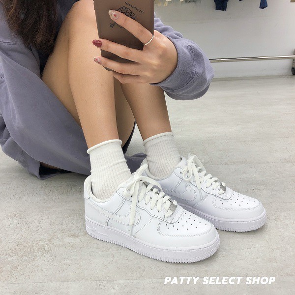 NIKE AIR FORCE 1 LOW 全白 低筒 大童 男女款 315122 cw2288【PS中壢】