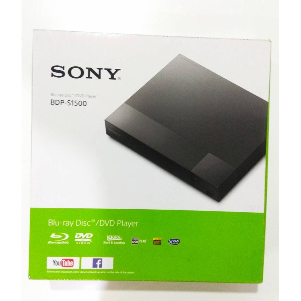 SONY 藍光 DVD 播放機 BDP-S1500  全新未使用