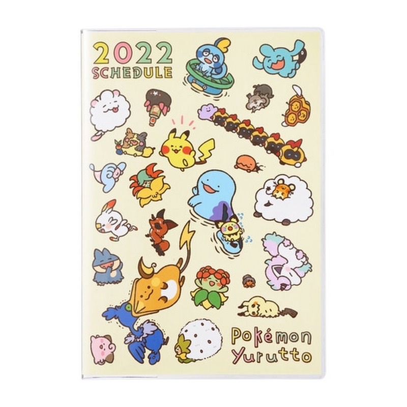 🇯🇵日本來台✈️現貨❗️卡娜赫拉x寶可夢 2022 A6 手帳 年曆 月曆 行事曆/Yurutto Pokemon