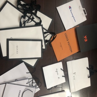 LV Gucci 愛馬仕 等名牌精品 紙袋 袋子 盒子