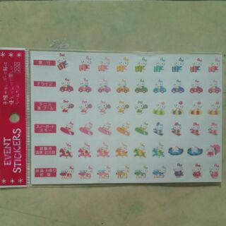 Sanrio 日本正版Hello kitty- kitty 記事本記錄貼紙