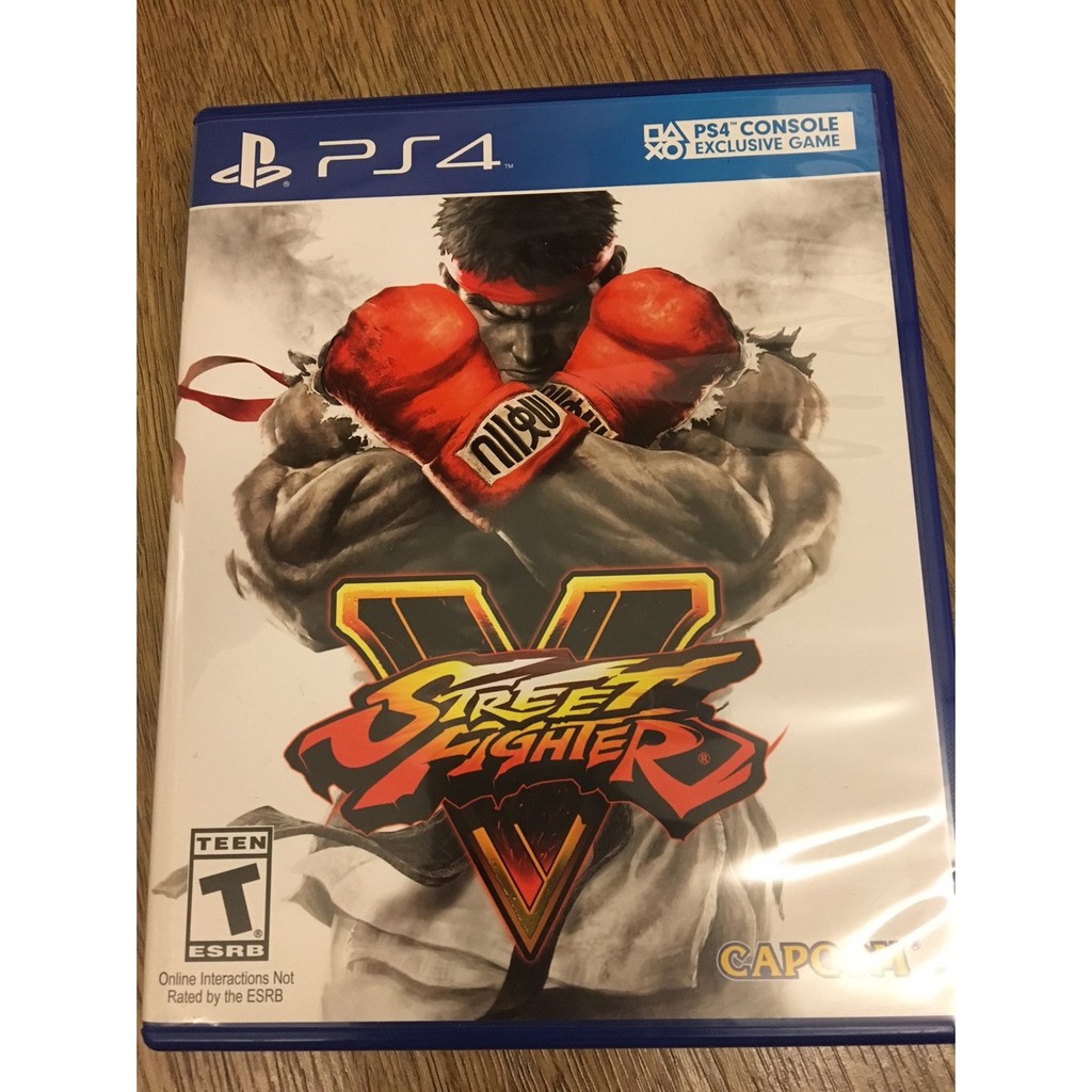 PS4 二手 快打旋風5 美版 英文 Street Fighter V 經典的對戰格鬥遊戲