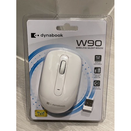 dynabook W90 Silent Wireless Mouse 無線滑鼠 全新未拆封 白色