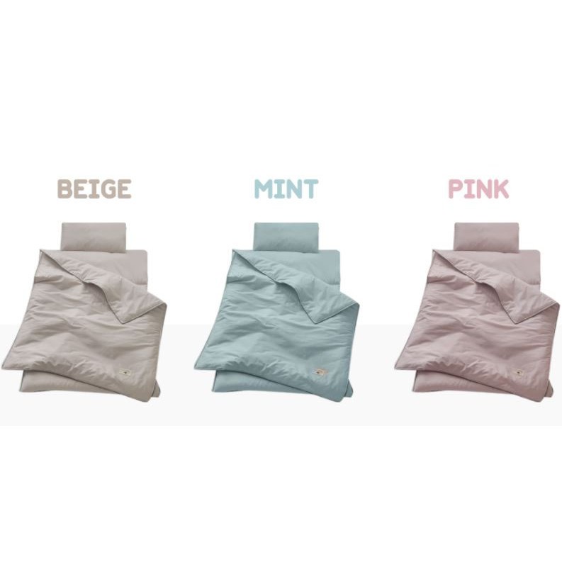 【韓國代購】PRIELLE 雙面厚墊兒童睡袋組合 送收納袋🎁 3colors