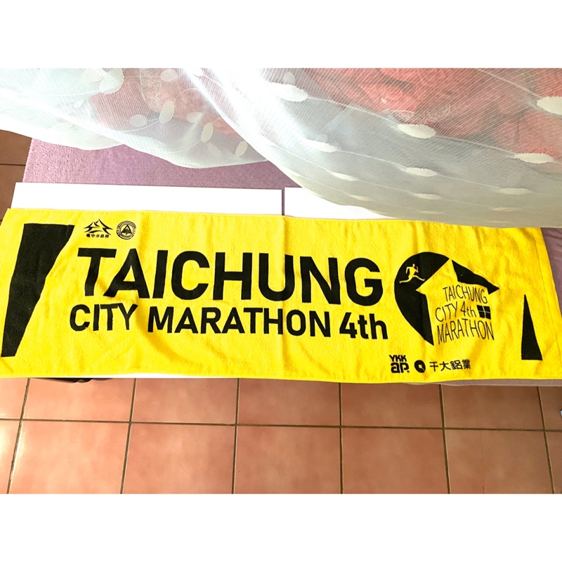 2019 台中城市半程馬拉松 紀念 運動毛巾