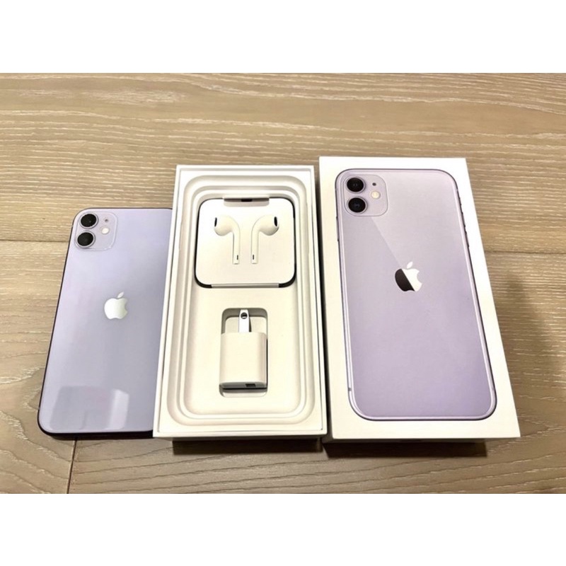 iPhone 11 256G 紫色 二手極新女用機