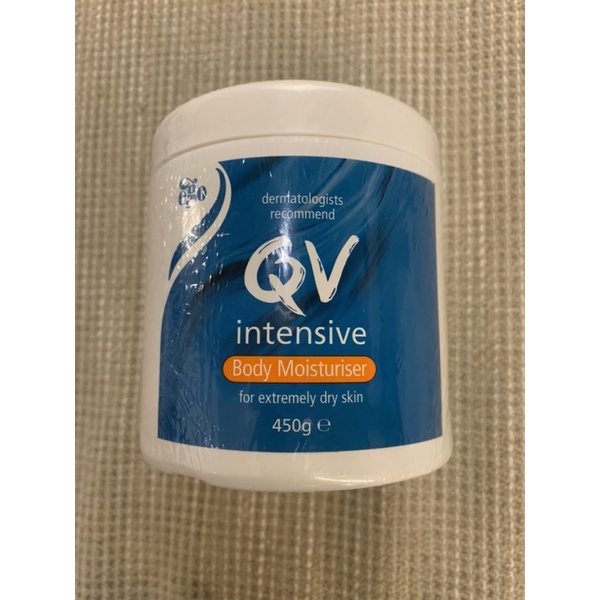 全新 澳洲QV intensive重度修護乳膏450g 加強保濕 皮膚科醫師推薦