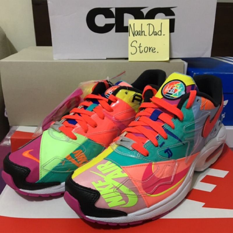全新 NIKe x ATMOS 2019 Air max 2 Light  BV7406-001 拼接 慢跑鞋 OG