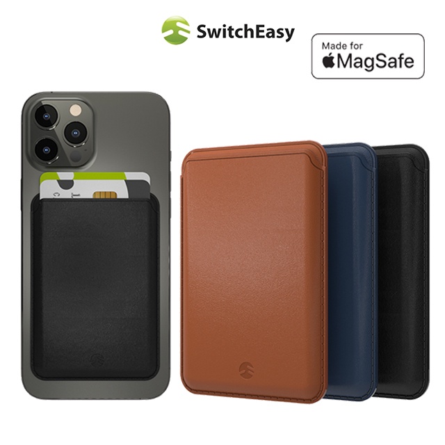 Switcheasy Magwallet 磁吸皮革卡包收納夾卡片夾 支援magsafe 蝦皮購物