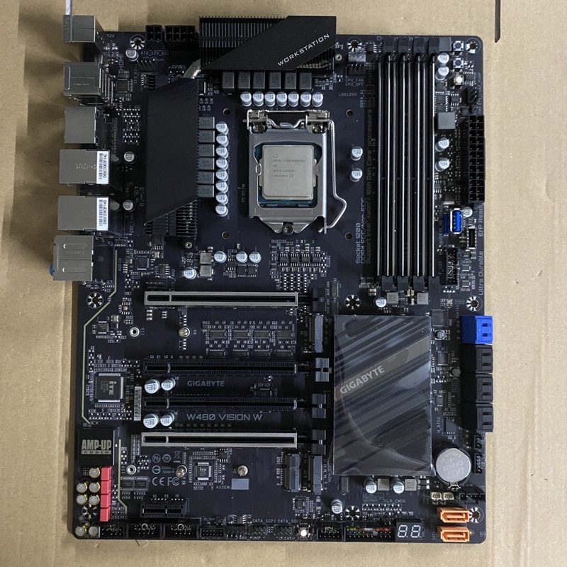 ［半套主機］intel W1290TE+全新技嘉W480 (同i9-10900)