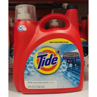 好市多代購-Tide 汰漬 OXI亮白護色洗衣精 4.43公升-1單限一罐