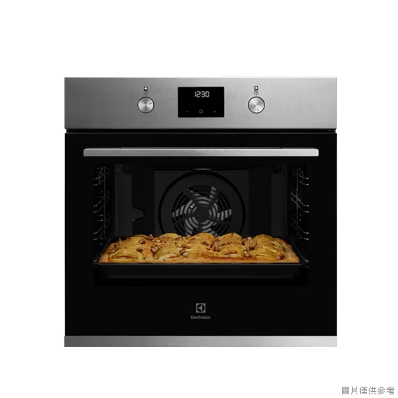 Electrolux伊萊克斯 KOMGH60TXA 60公分72公升嵌入式氣炸烤箱(含標準安裝) 大型配送