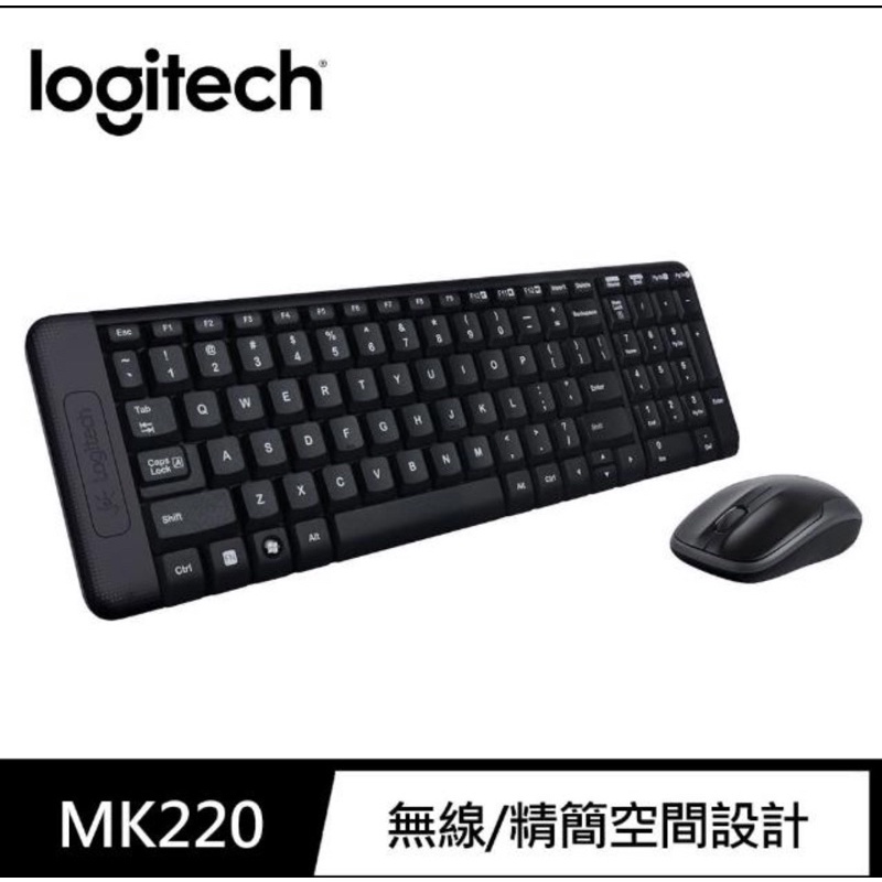 羅技MK220 無線鍵盤滑鼠組