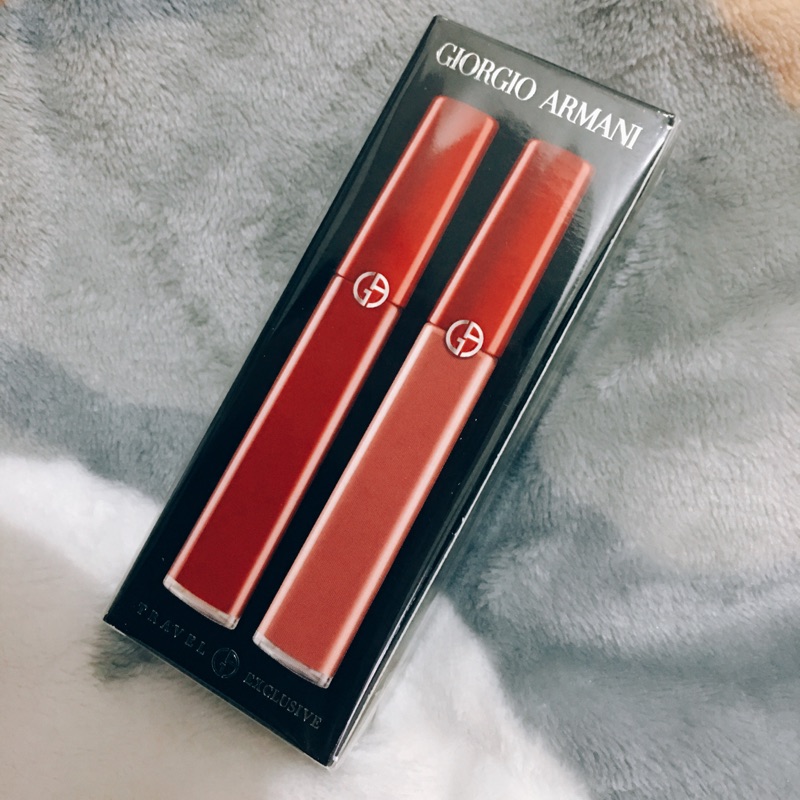 現貨砍價🔥航空免稅版 giorgio armani 絲絨彩妝 唇彩💄 #400 #500 兩件組