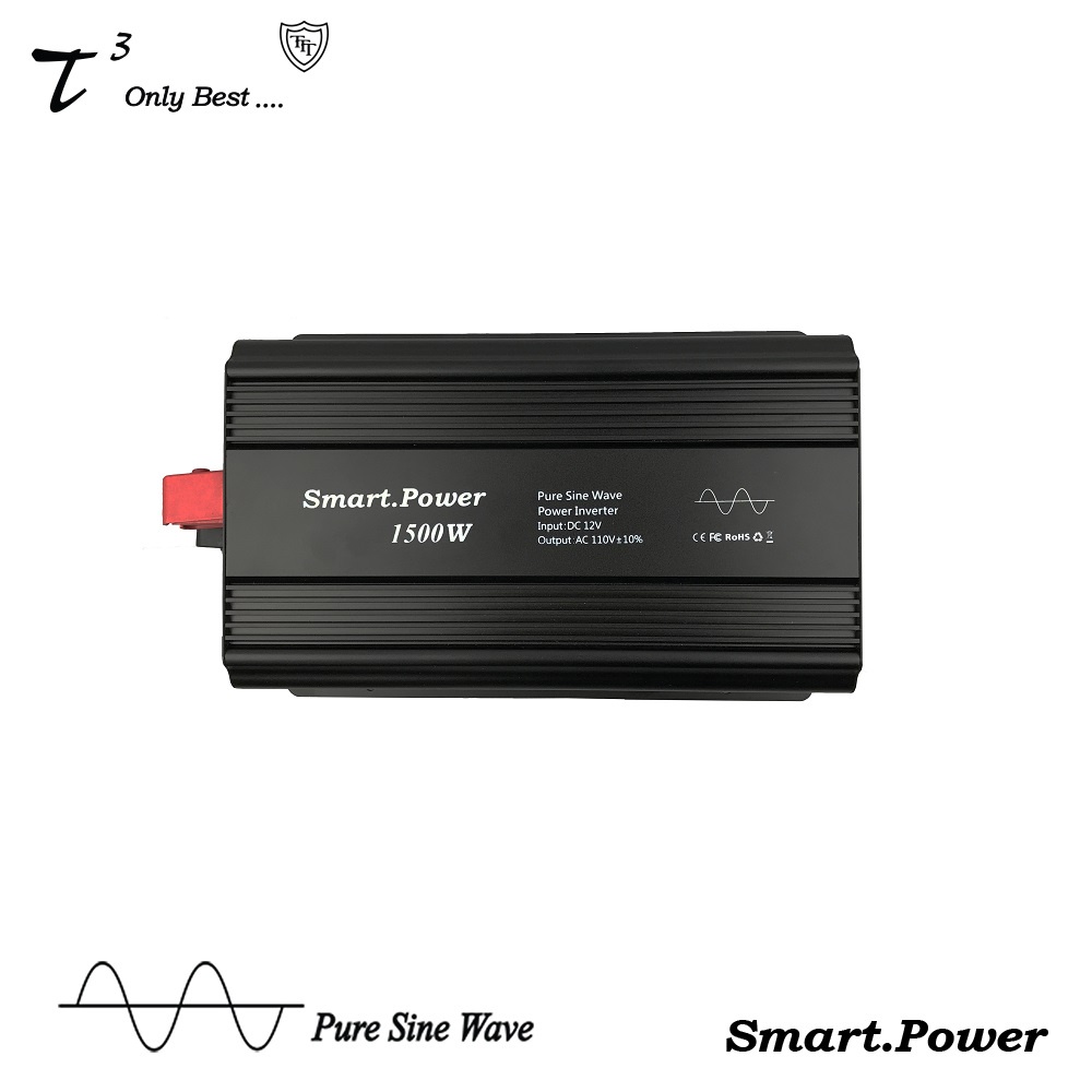 頂好電池 台灣製 石兆科技 DC12V 轉 AC110V 1500W  智慧保護 電壓顯示 純正弦波 電源轉換器 逆變器