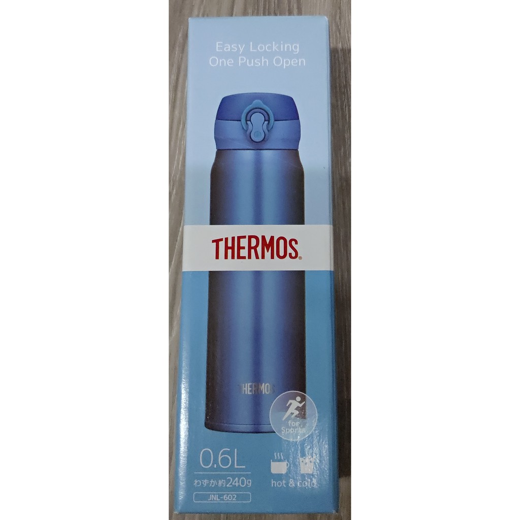 膳魔師thermos Jnl 602 不銹鋼真空保溫瓶600ml 藍 黑二色可選素色瓶交換禮物聖誕禮物禮物 蝦皮購物