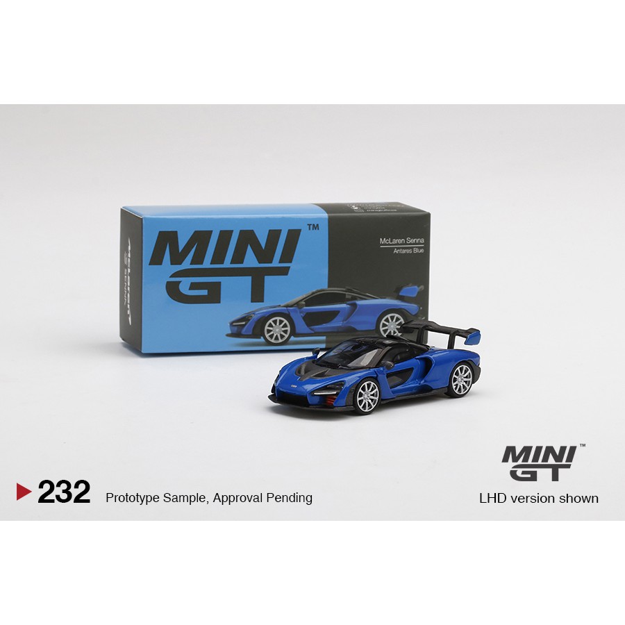 【模例】Mini GT 1/64 McLaren Senna Antares Blue (MGT00232)