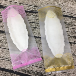 「好嫩嫩烘焙」船型餅乾袋-柔情 尺寸：5*12公分 1000入（兩種顏色）