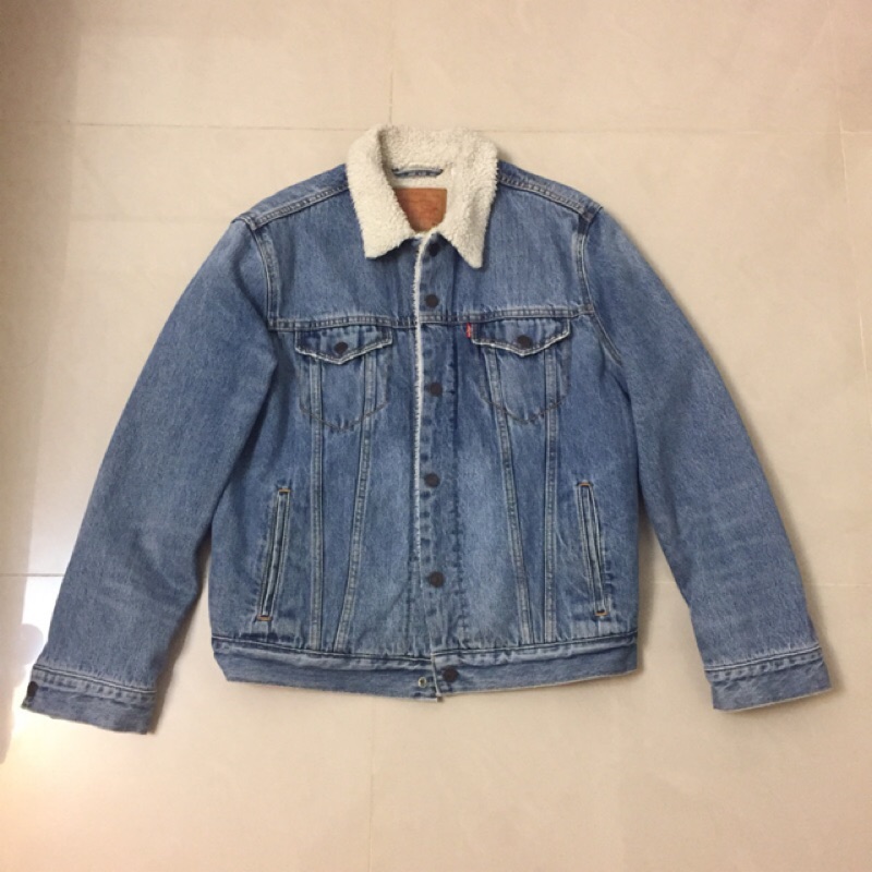 專櫃購入 Levi's Levis 牛仔外套 鋪棉 內刷毛 羔羊毛 尺寸M 牛仔褲