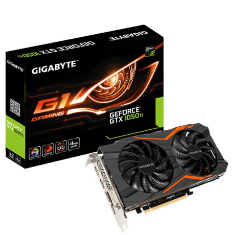 技嘉 GeForce® GTX 1050 Ti G1 Gaming 4G 保固至2022-02-03 正常使用