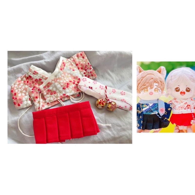 棉花娃娃日式和服娃衣 20cm