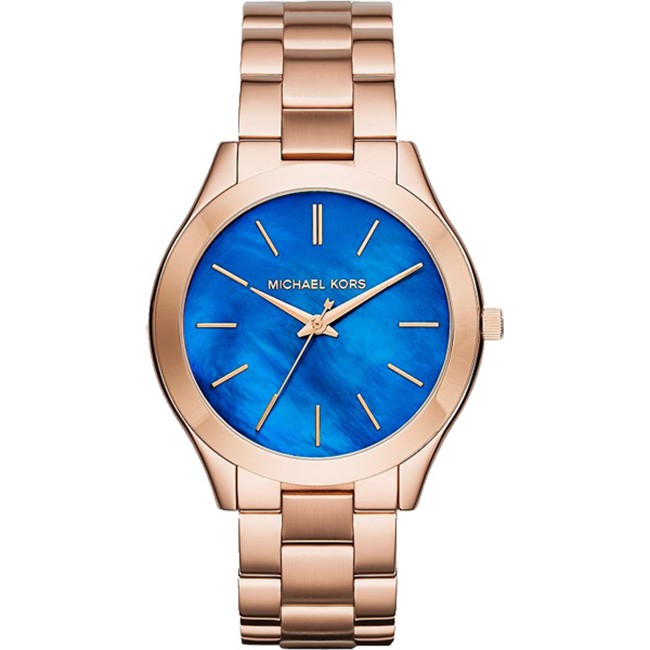 Michael Kors 簡約典雅設計藍面腕錶(MK3494)x42mm
