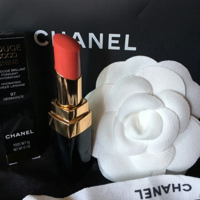 CHANEL ROUGE COCO SHINE水亮唇膏#97
