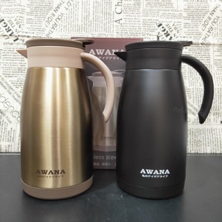 AWANA 魔法咖啡壺 1L 304不鏽鋼真空保溫壺 熱水壺 保溫瓶 開水瓶 不銹鋼