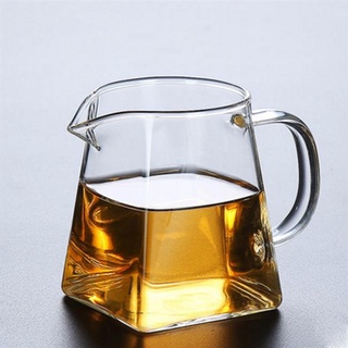 發貨秒殺 加厚耐熱公道杯 茶具 玻璃杯 400ml/500ml原創手工茶具配件 方形玻璃茶海 玻璃茶具分茶器 藝喜淘🌈