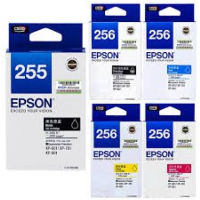 過期品不影響EPSON 255(T255150 )256(T256150~450)原廠墨水匣 XP-701 XP-721