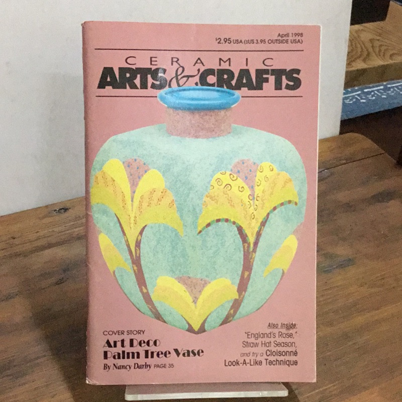 紅蘿蔔工作坊/美國絕版雜誌ARTS&amp;CRAFTS美式陶瓷手工藝 1998年4月
