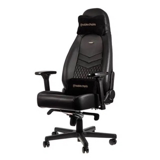 米特3C數位–noblechairs皇家ICON系列電競超跑椅-真皮尊爵款-黑/電競椅/電腦椅