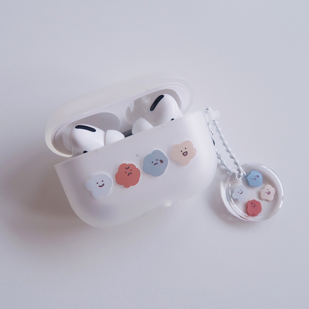 【方坊】AirPods Pro 蘋果軟耳機保護套 喜怒哀樂 耳機殼 airpods pro 2保護套 連體含吊飾