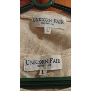 針織背心+針織小外套 Unicorn Fair #專櫃 #偏黃色調