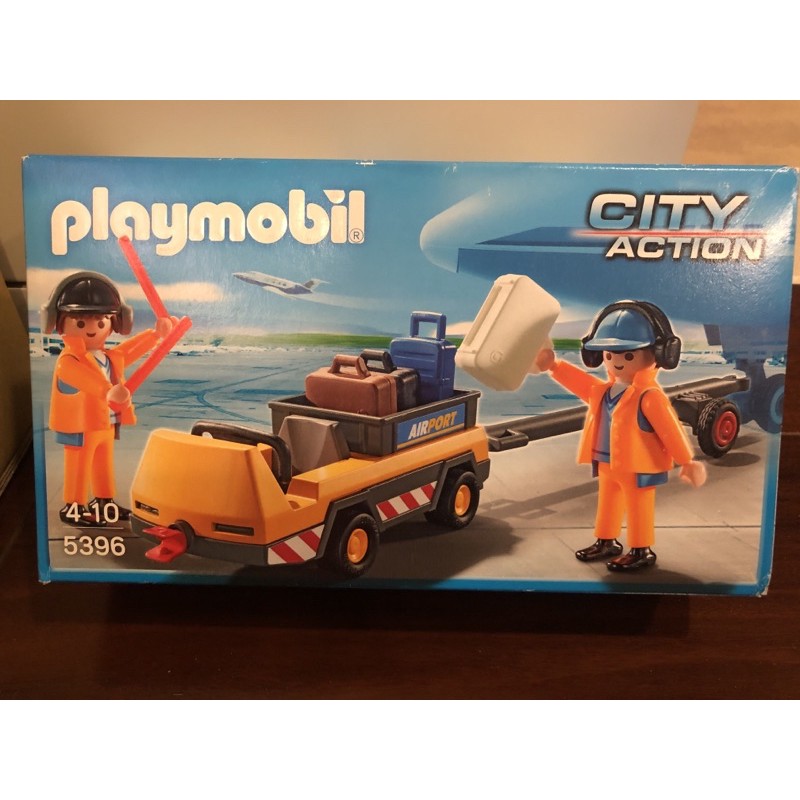 playmobil 摩比5396 機場行李運輸車CITY ACTION | 蝦皮購物