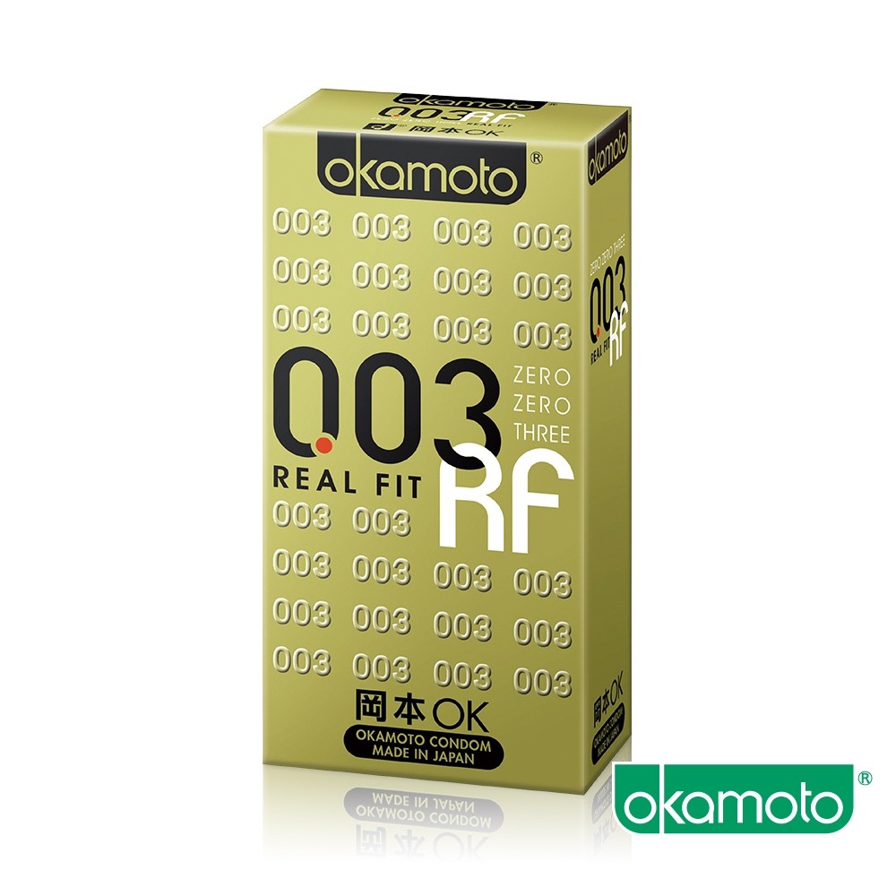 岡本Okamoto 岡本003系列 RF 極薄貼身保險套 (6入裝)全系列 保險套 衛生套 安全套